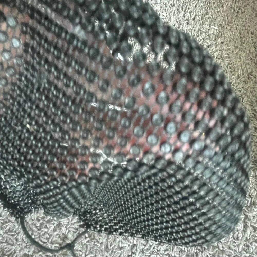 Sparkling Rhinestone Face Masks - Black and White Mesh